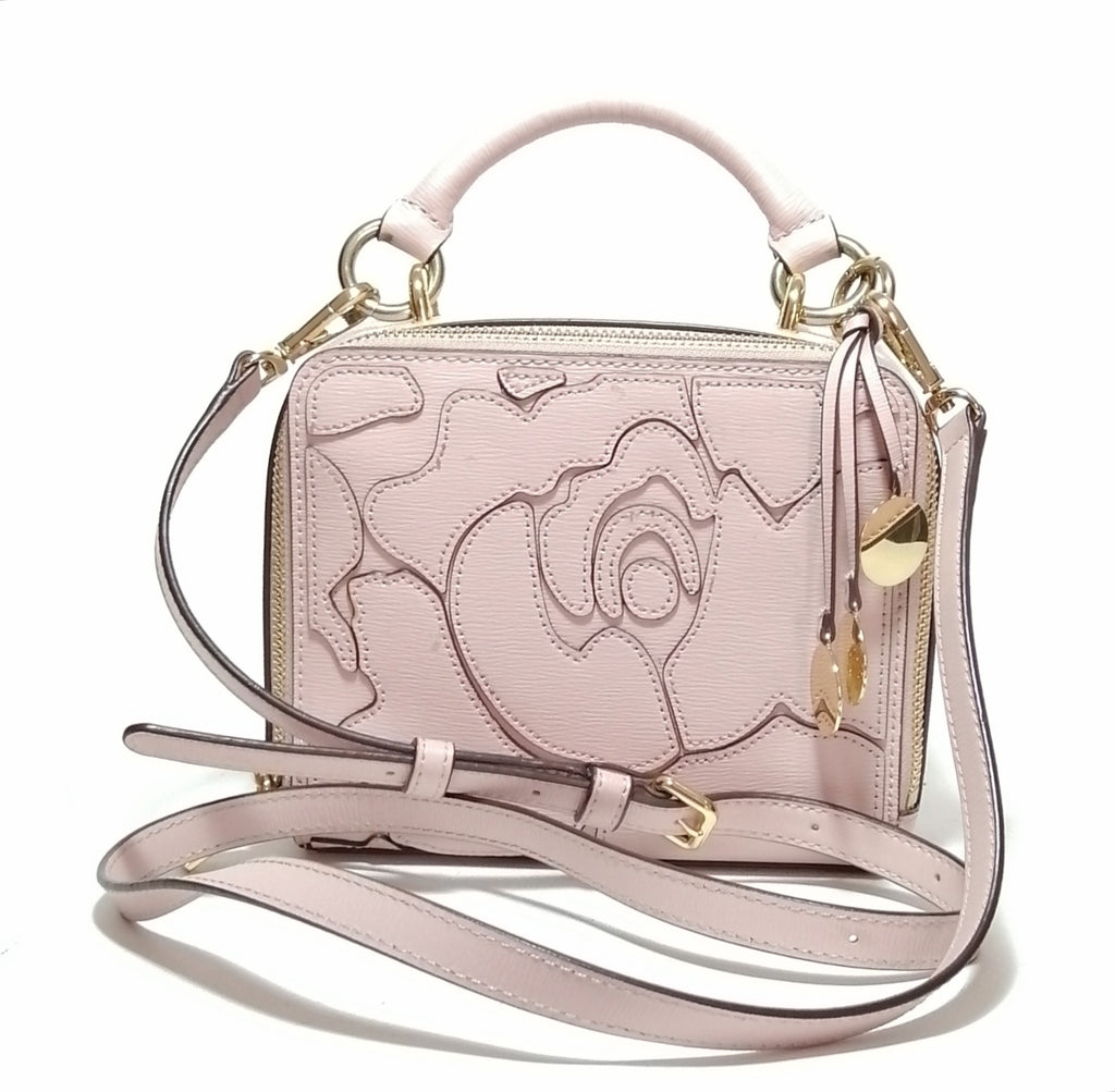 DKNY Light Pink Leather Crossbody Bag