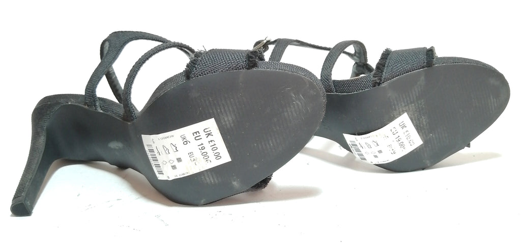 New Look Black Strappy Heels