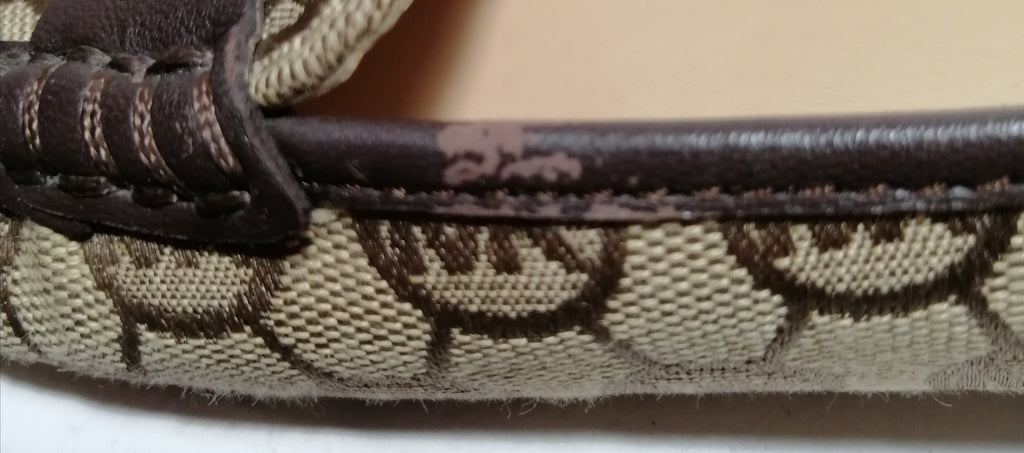 Michael Kors Beige Monogram Hamilton Loafers