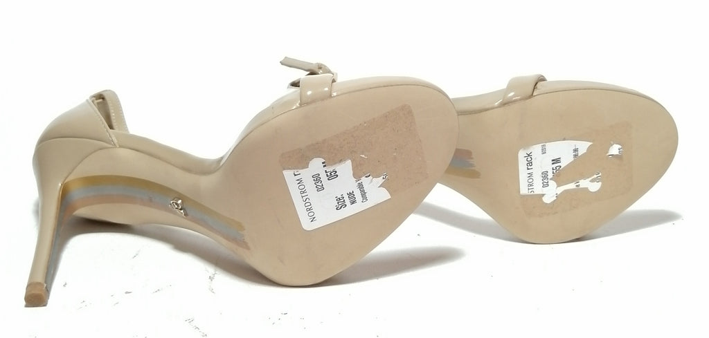 Sam Edelman Ariella Nude Ankle Strap Stiletto Sandals
