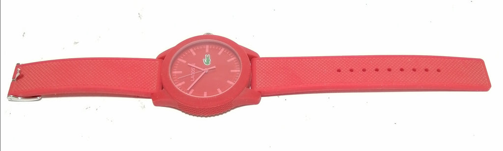 Lacoste Red Unisex Silicon Watch