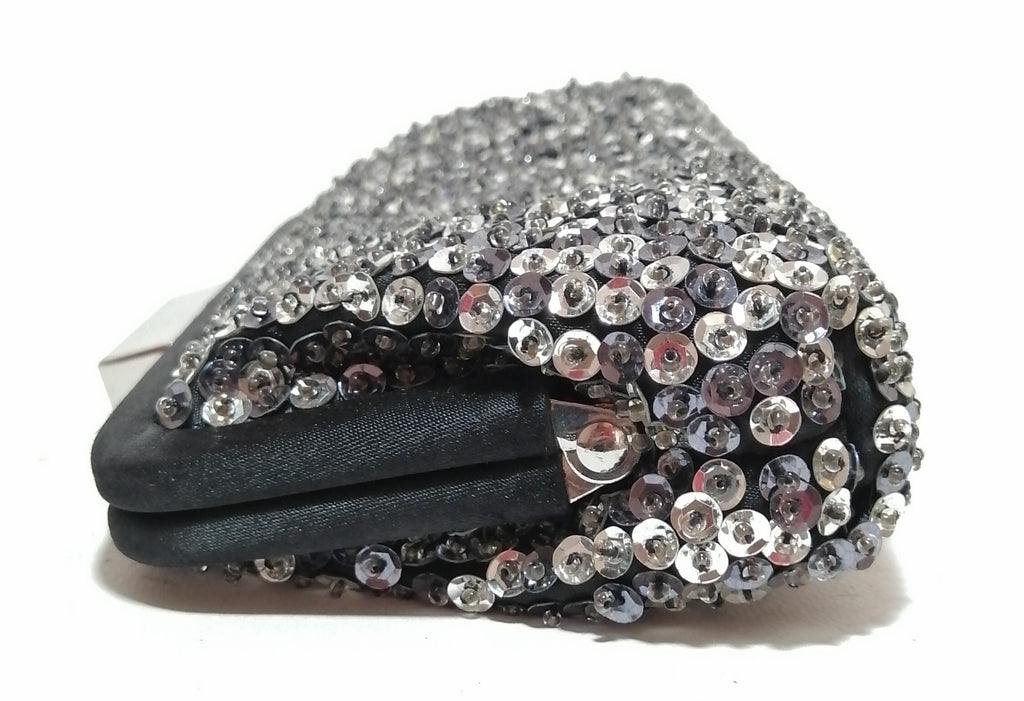 DUNE Grey Sequins Clutch