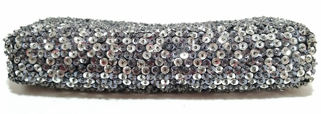 DUNE Grey Sequins Clutch