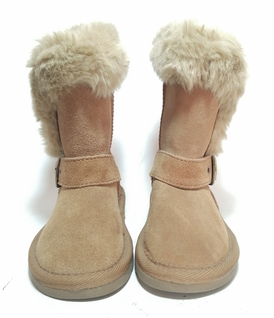 NEXT Brown Suede & Fur Boots (9 years)