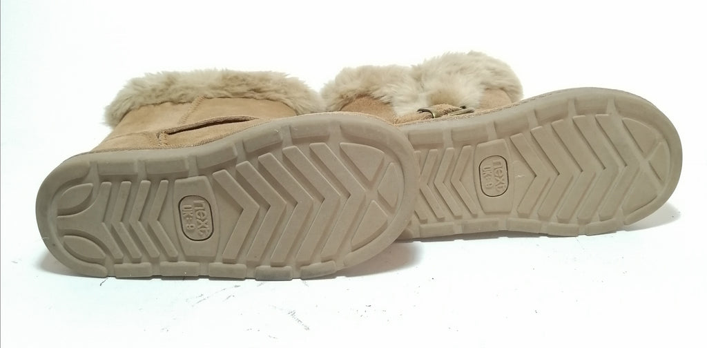 NEXT Brown Suede & Fur Boots (9 years)
