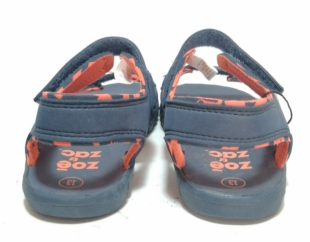 Zoe & Zac Blue & Orange Sandals (size 13)