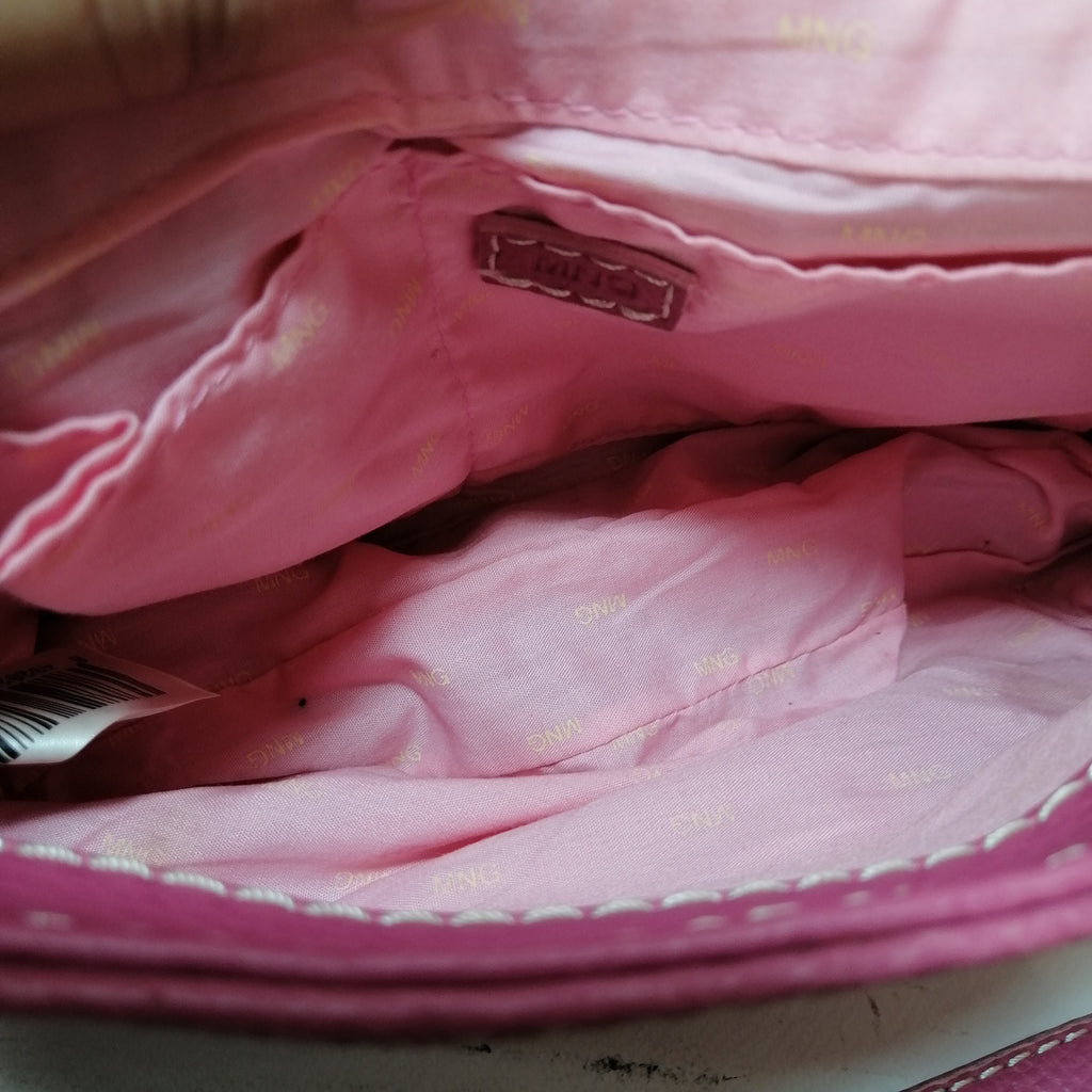 Mango Pink Pebbled Shoulder Bag | Pre Loved |