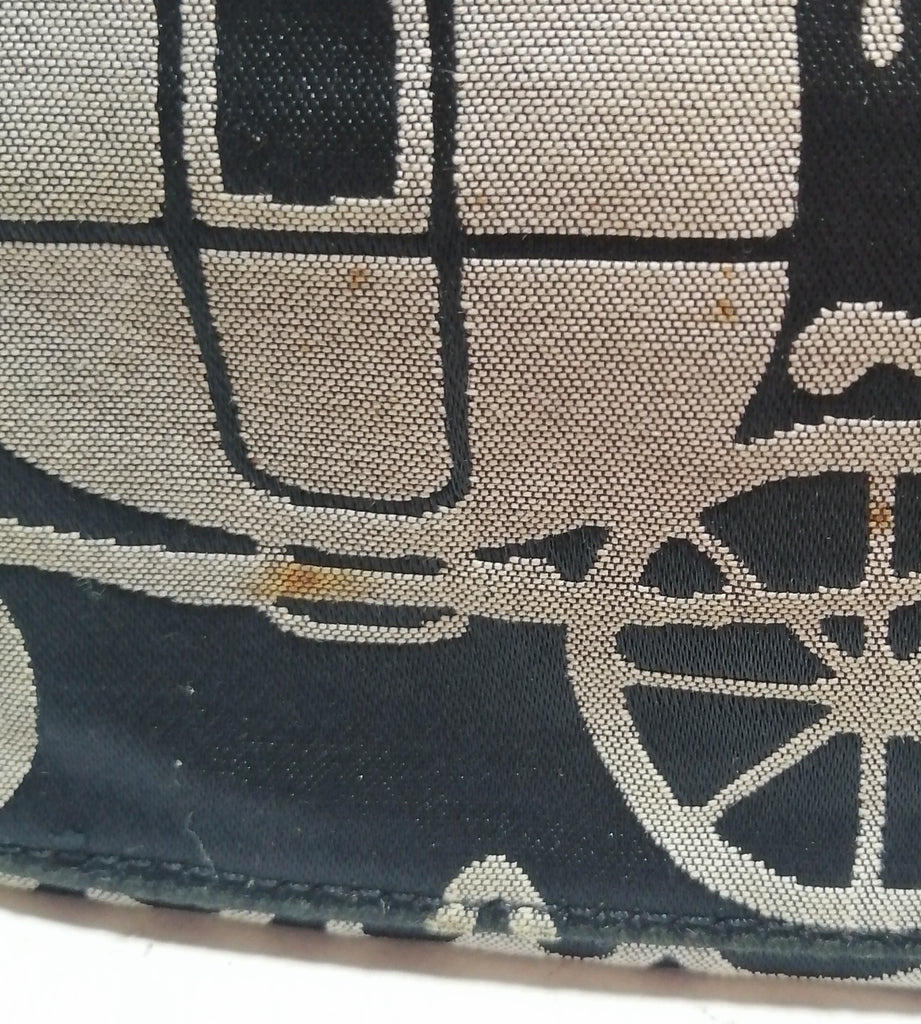 Coach Horse & Carriage Black Canvas Printed Tote