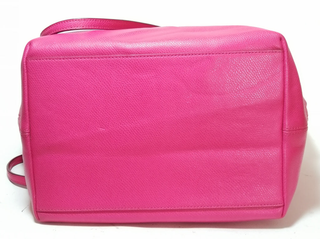 Coach Pink Pebbled Leather Tote