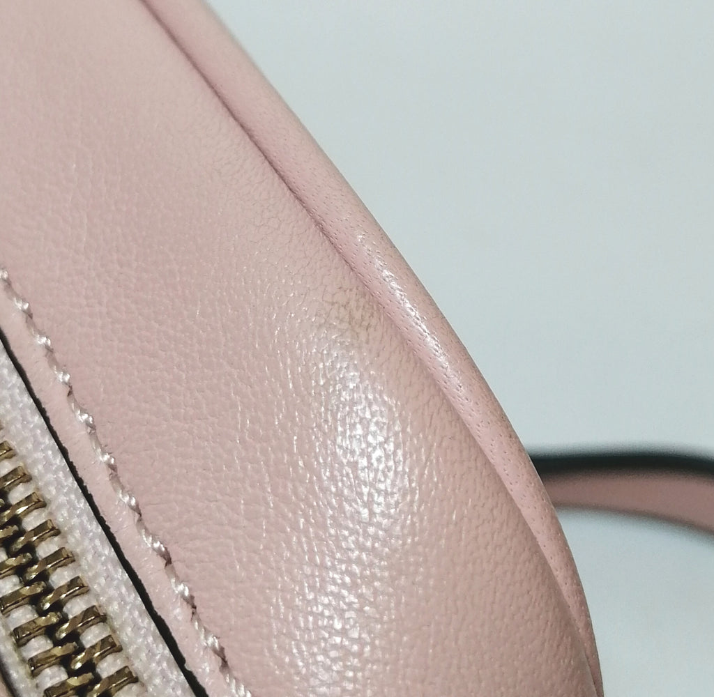 Tory Burch Alexa Pink Quartz Leather Camera Bag