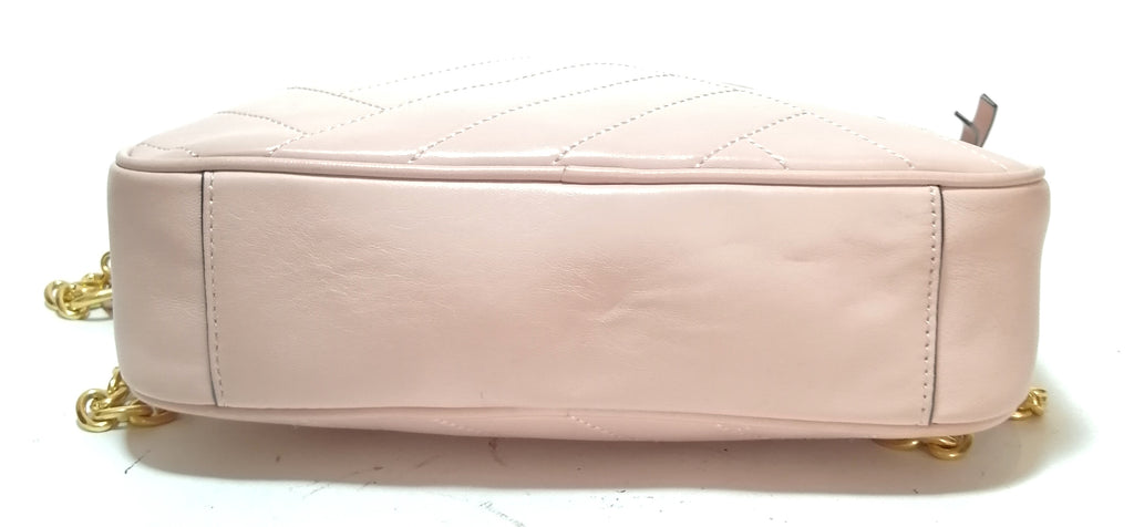 Tory Burch Alexa Pink Quartz Leather Camera Bag