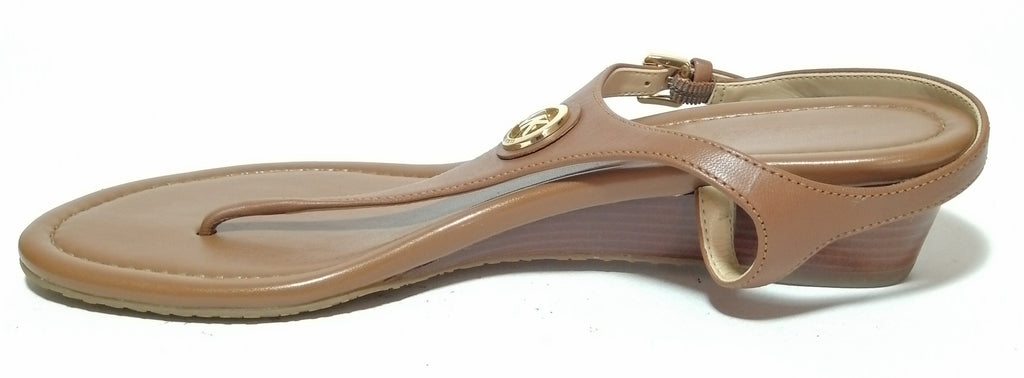 Michael Kors Tan Thong Wedges