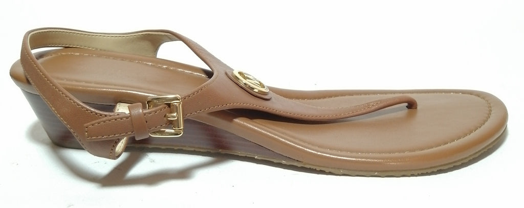Michael Kors Tan Thong Wedges