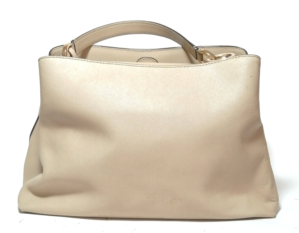 Michael Kors Beige Textured Leather Tote
