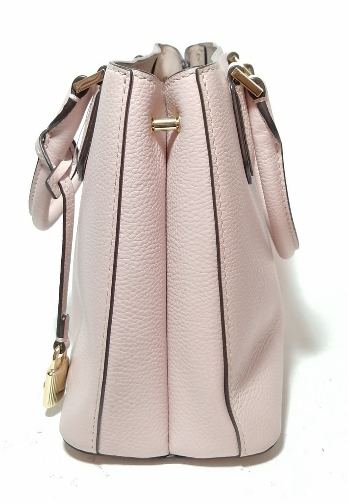 Michael Kors Pink Pebbled Leather Small Mercer Satchel
