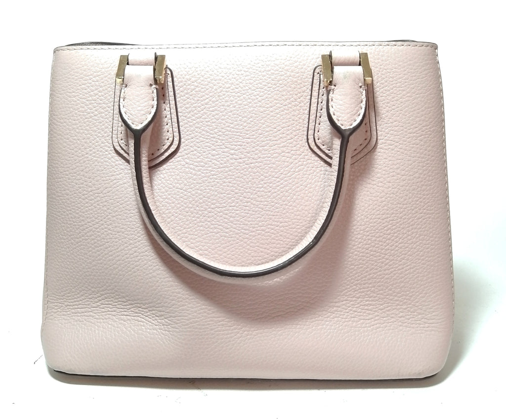 Michael Kors Pink Pebbled Leather Small Mercer Satchel