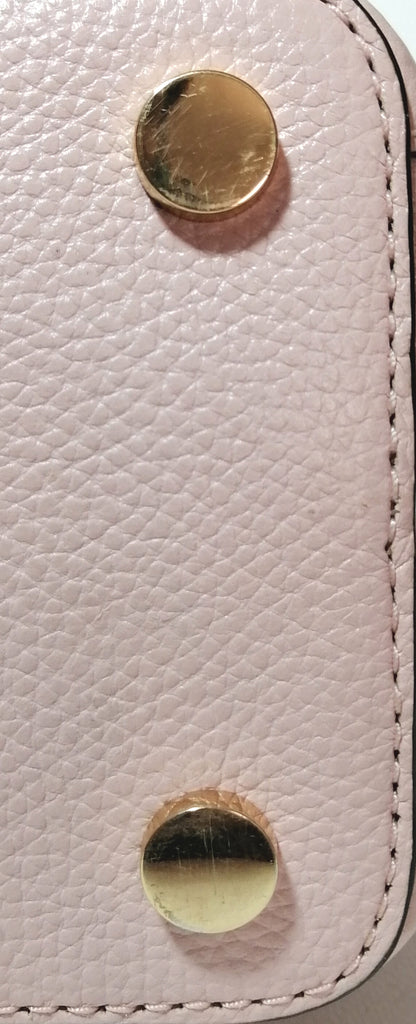 Michael Kors Pink Pebbled Leather Small Mercer Satchel