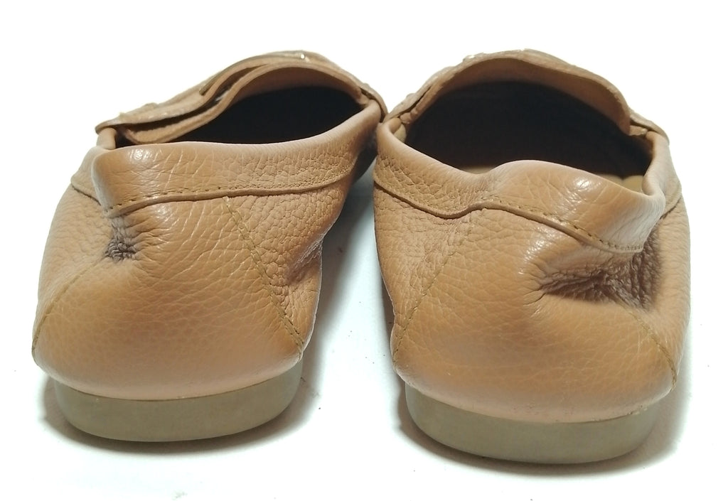 Coach Tan Leather Loafers