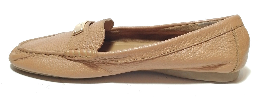 Coach Tan Leather Loafers