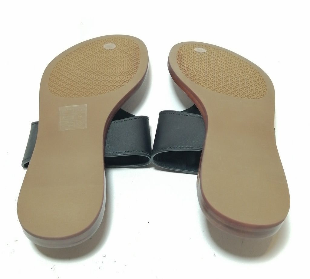 Tory Burch Black 'Jamie' Leather Sandals | Brand New |
