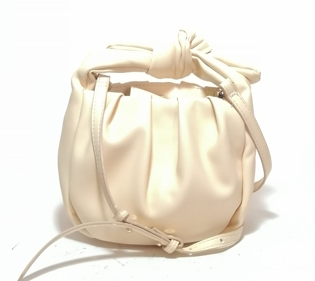 Mango Cream Bow Bucket Bag | Like New |