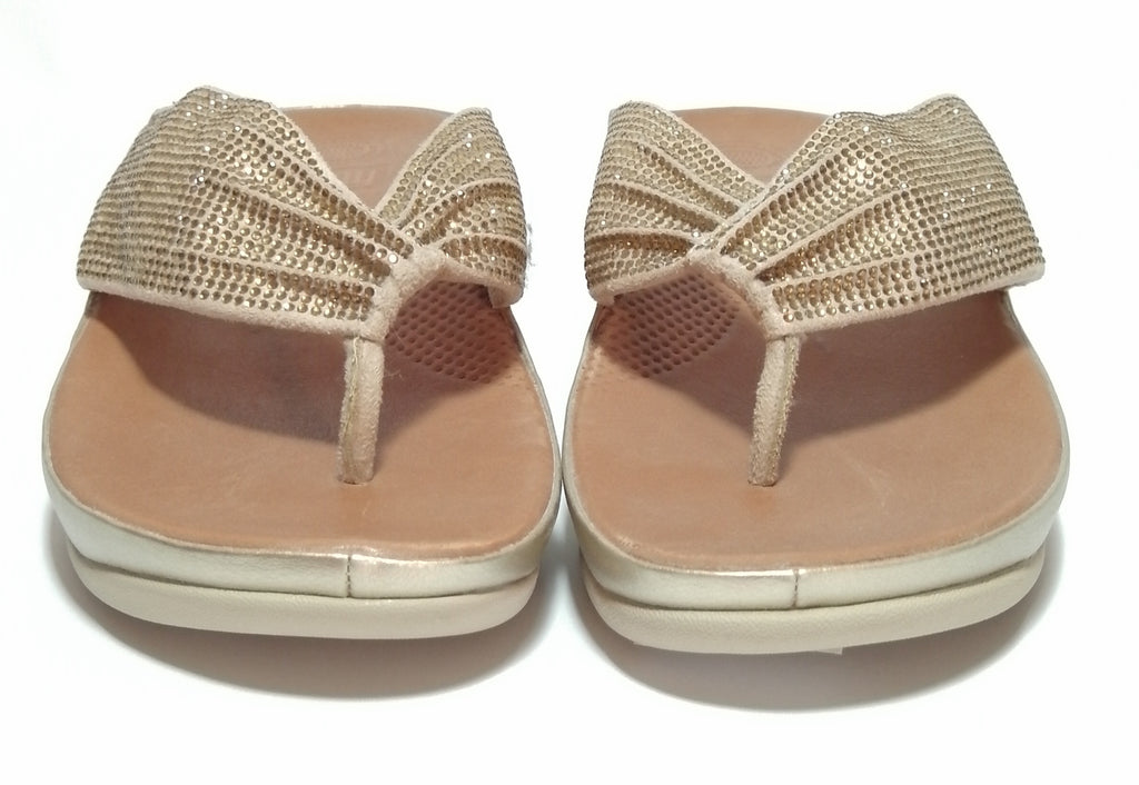 FITFLOP Twiss Gold Toe-Thong Sandals | Brand New |