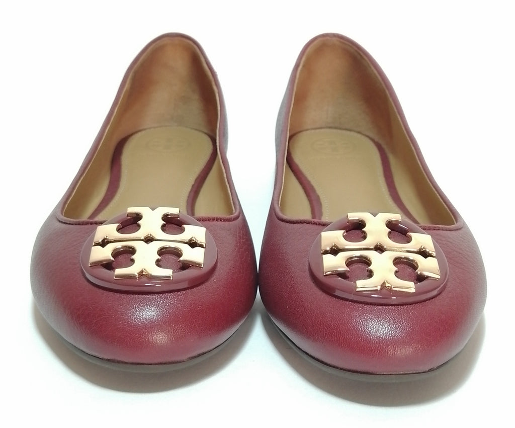 Tory Burch Maroon 'Claire' Ballet Flats | Gently Used |