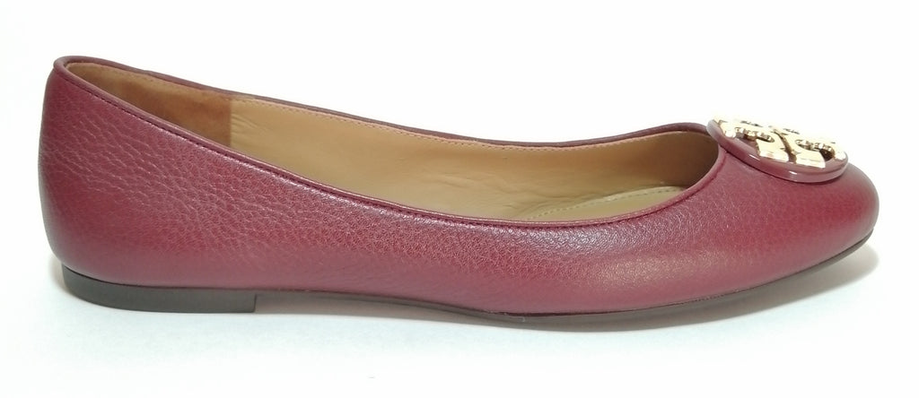 Tory Burch Maroon 'Claire' Ballet Flats | Gently Used |