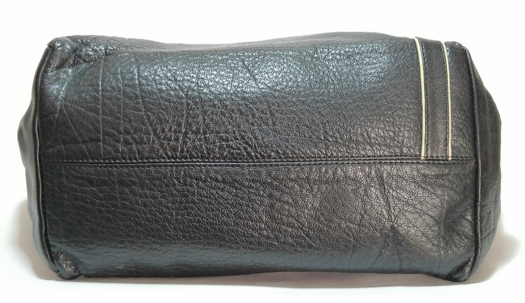 Jafferjees Black Leather Hobo Bag | Like New |
