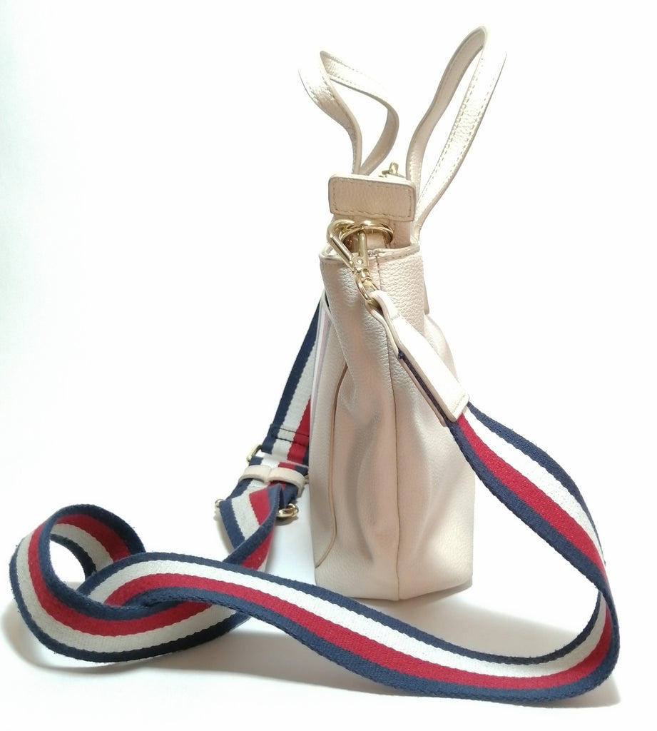 Tommy Hilfiger Nude Monogram Small Satchel | Gently Used |