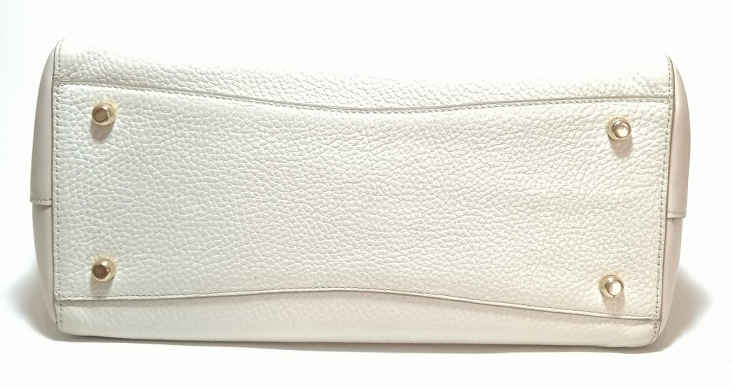 Coach Cream Pebbled Leather Tote | Gently Used |