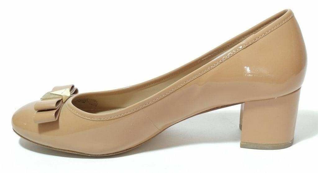Michael Kors Tan Patent Leather Bow Pumps | Gently Used |