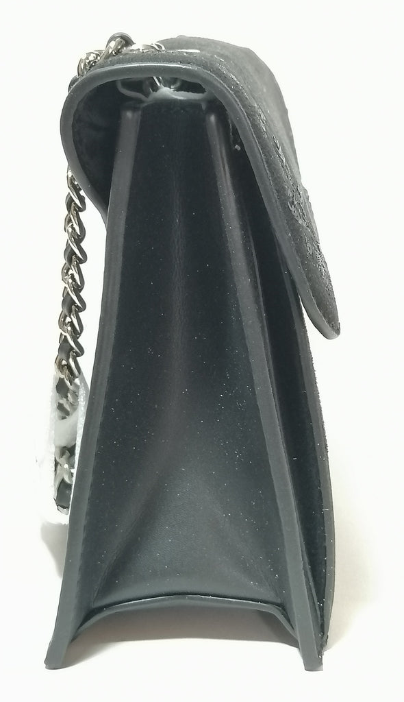 Charles & Keith Black Suede Shoulder Bag | Brand New |
