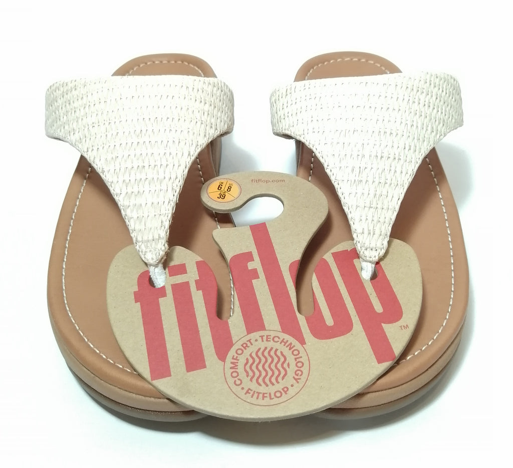 Fitflop Basket Weave Toe-Thong Sandals | Brand New |