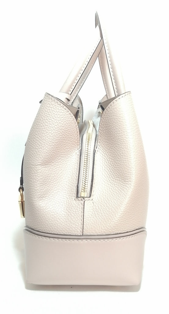 Michael Kors Nude Pink Pebbled Leather Mercer Satchel | Gently Used |