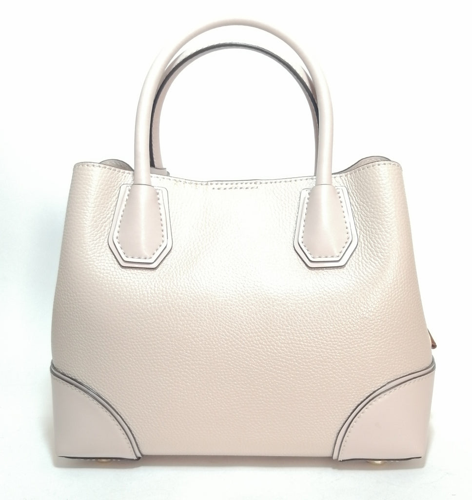 Michael Kors Nude Pink Pebbled Leather Mercer Satchel | Gently Used |