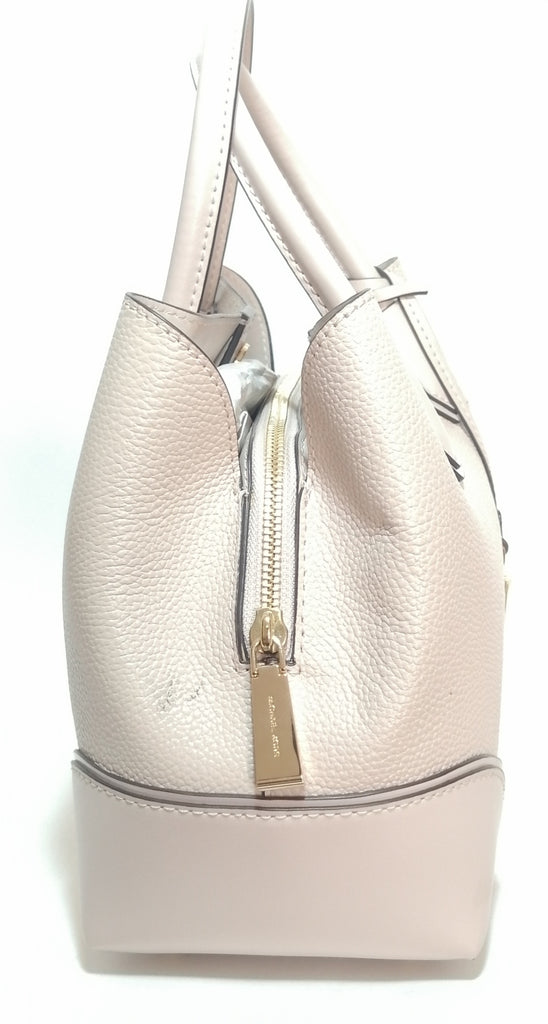 Michael Kors Nude Pink Pebbled Leather Mercer Satchel | Gently Used |