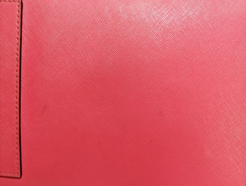 Kate Spade Bright Pink Textured Leather Tote bag | Pre Loved |