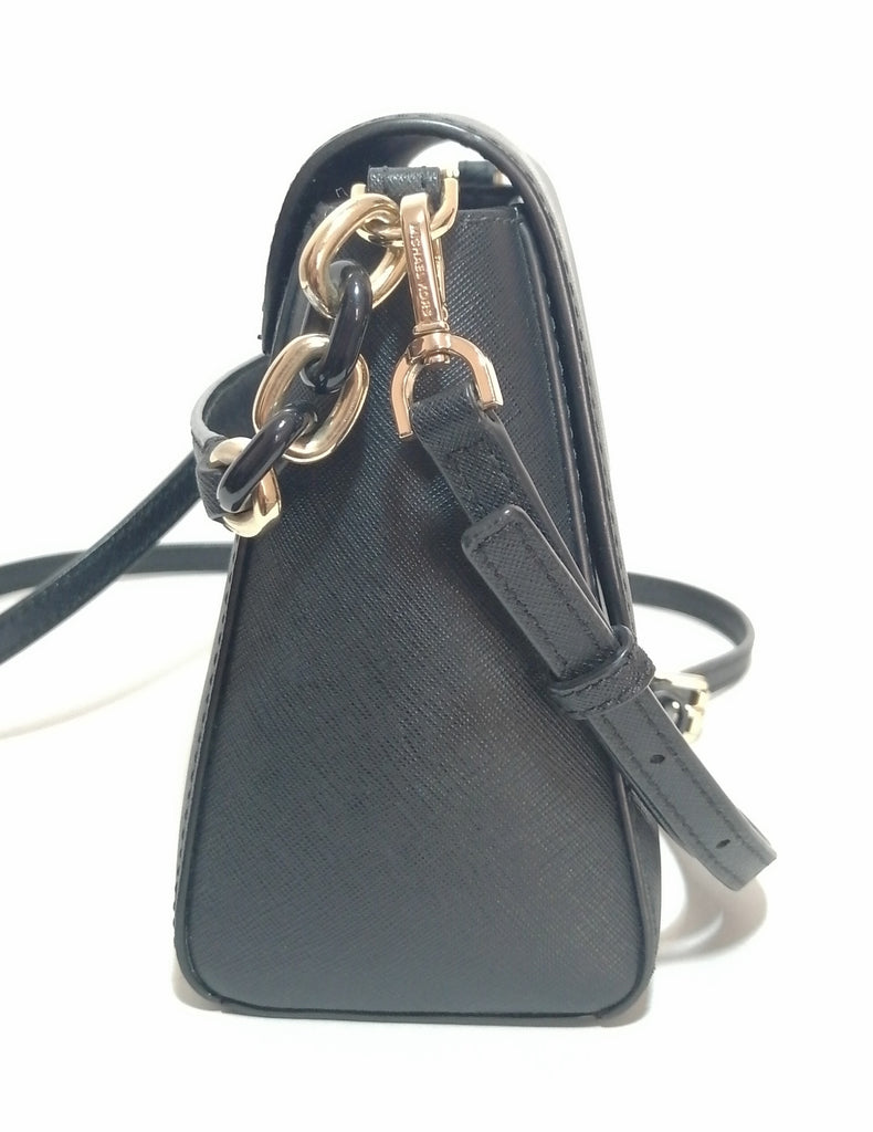 Michael Kors Black Leather Cross Body Bag | Gently Used |