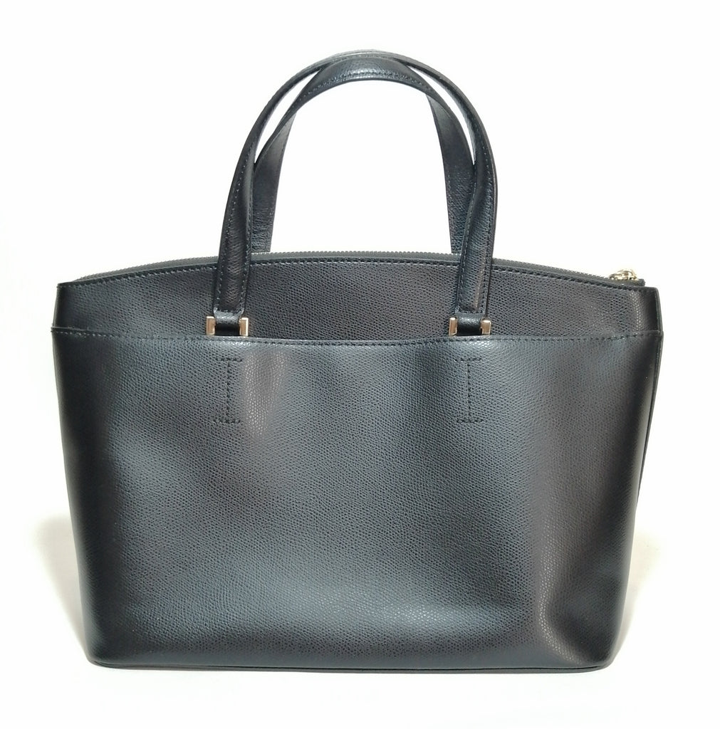 Calvin Klein Black Leatherette Tote Bag | Gently Used |
