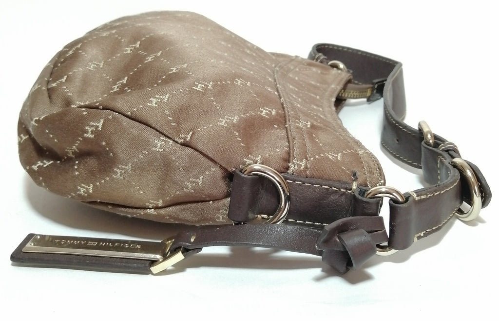 Tommy Hilfiger Brown Canvas Shoulder Bag | Gently Used |