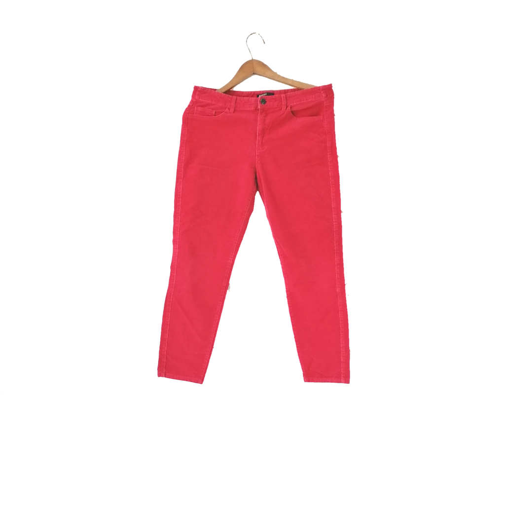 Mango Red Corduroy Pants | Gently used |