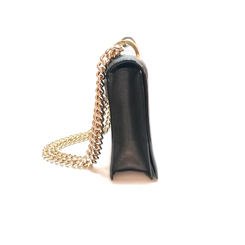 Kate Spade Black Textured Leather Shoulder Bag | Gently Used |