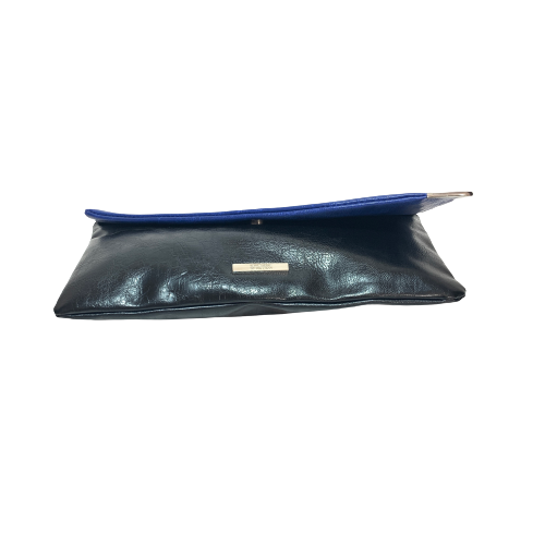Kenneth Cole Reaction Black & Blue Envelope Clutch | Brand New |