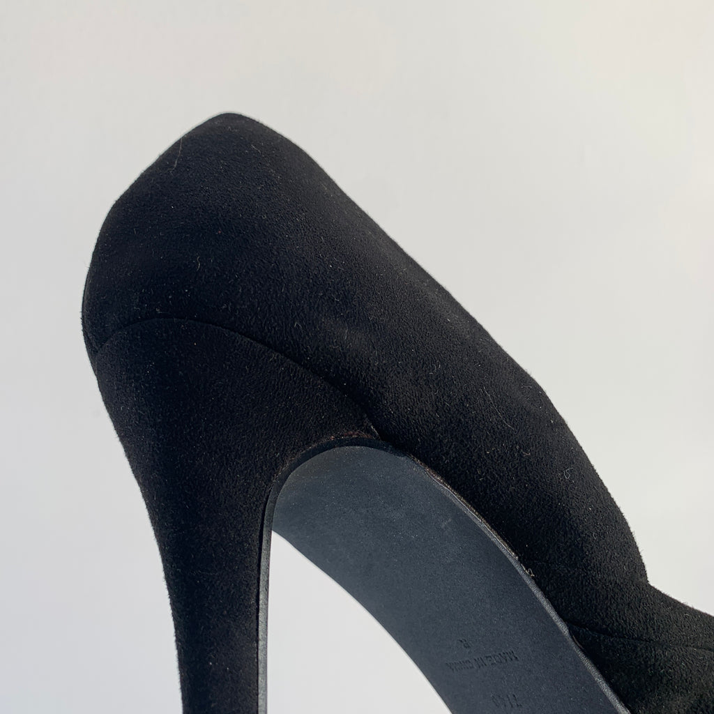 New Look Black Suede Pointed Pumps | Gently Used |