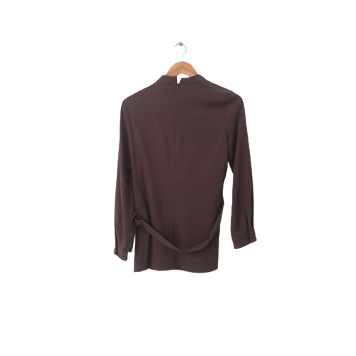ZARA Brown Belted Top | Brand New |