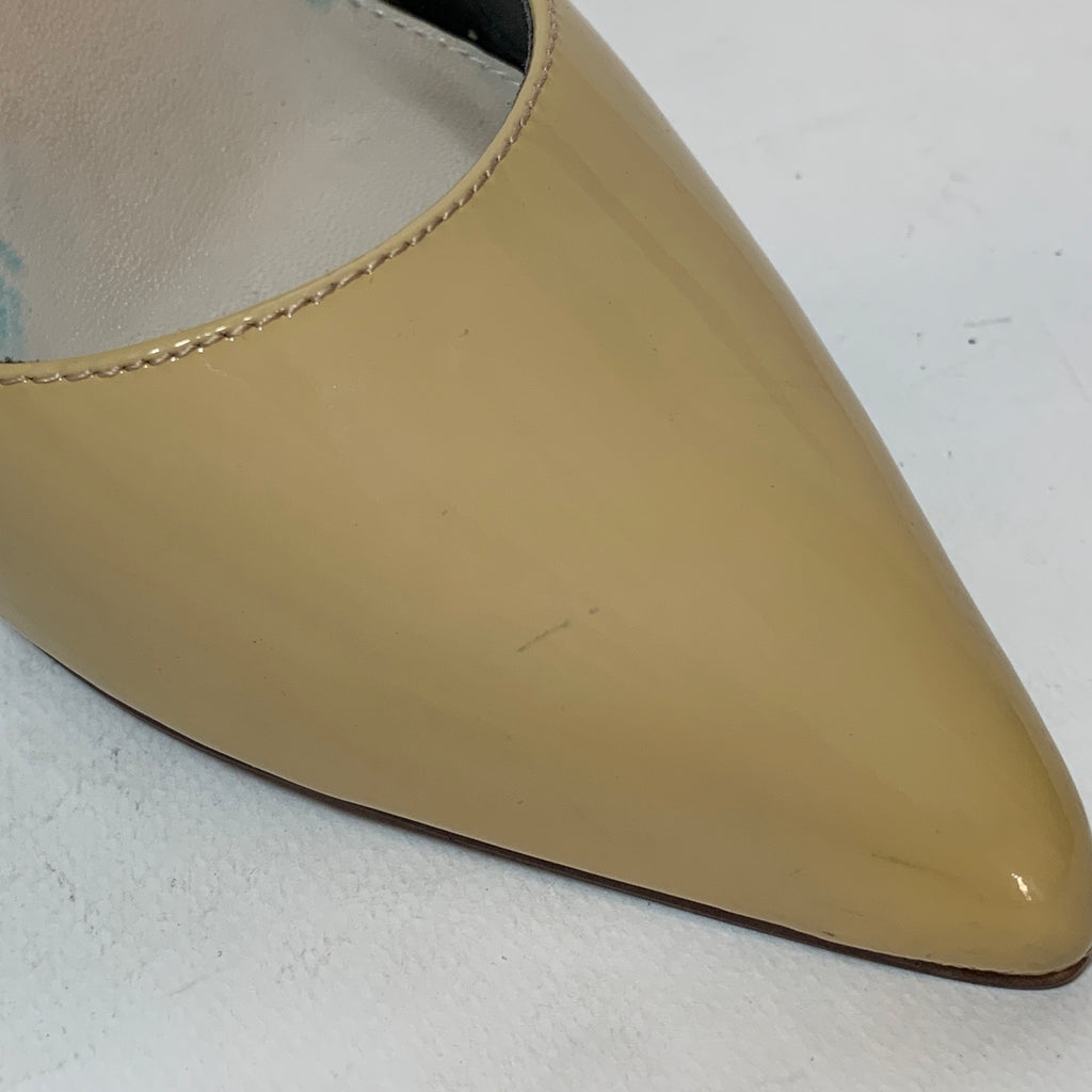 Charles & Keith Tri-Colour Patent Pointed Pumps | Pre Loved |