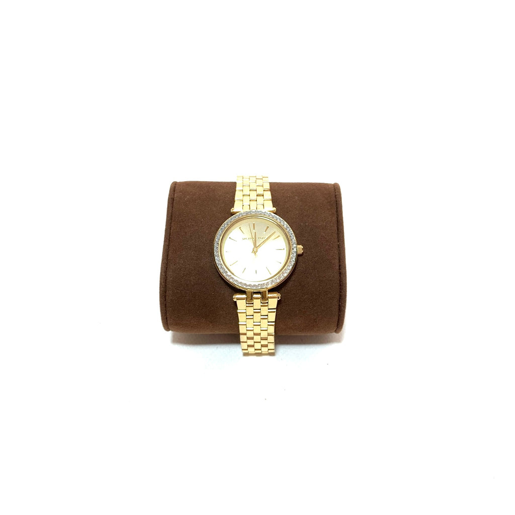 Michael Kors Gold Rhinestone MK3365 Mini 'Darci' Watch | Like New |