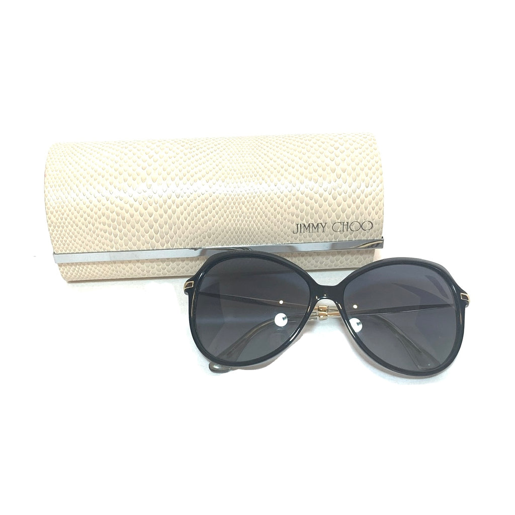 Jimmy Choo KIZZI/S 7VV/HD Black Sunglasses | Gently Used |