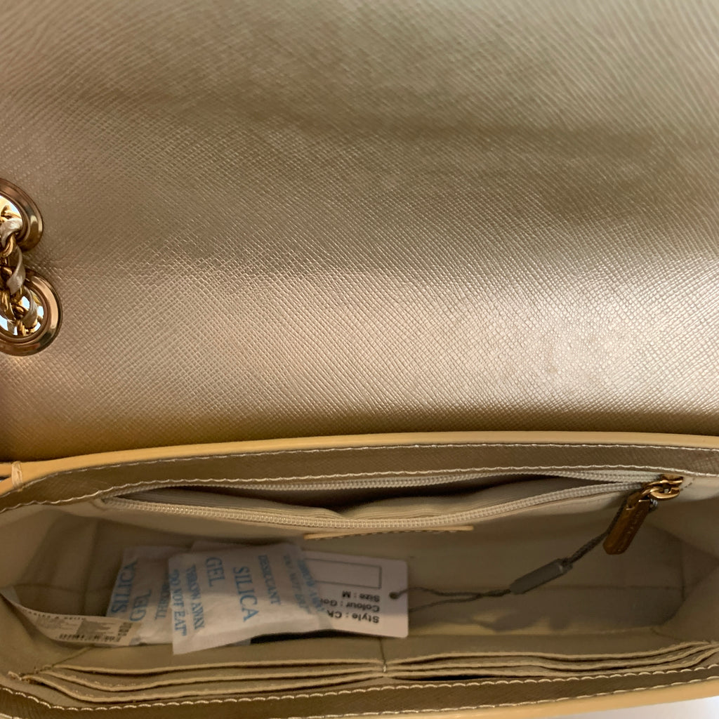 Charles & Keith Gold Shoulder Bag | Like New |